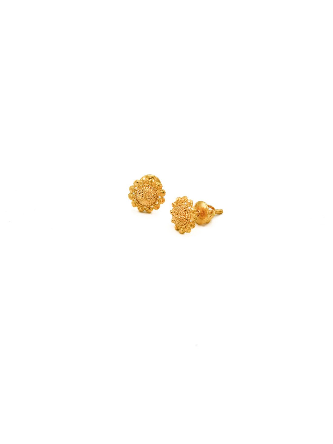 22ct Gold Stud Earrings - Roop Darshan