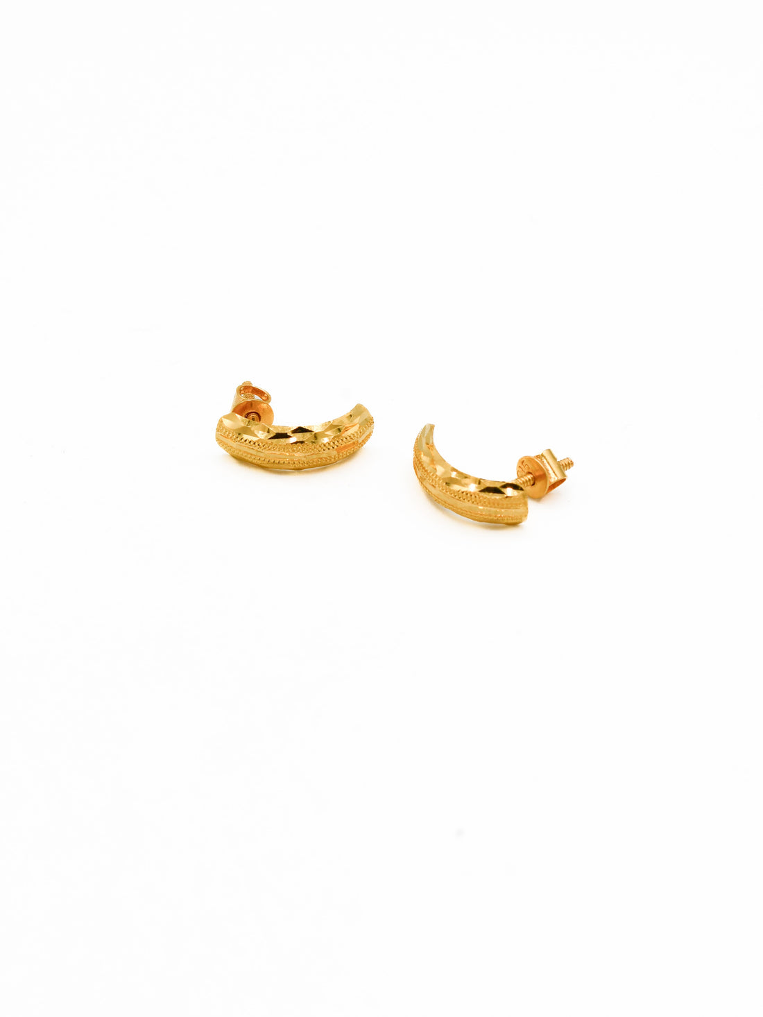 22ct Gold Stud Earrings - Roop Darshan