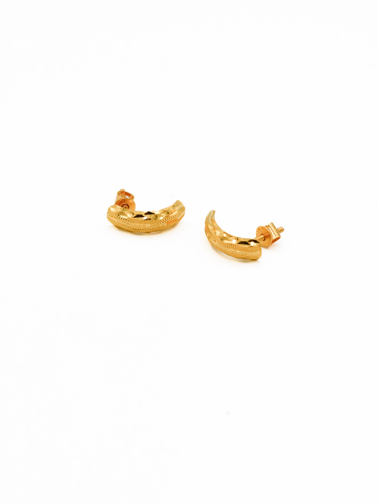 22ct Gold Stud Earrings - Roop Darshan