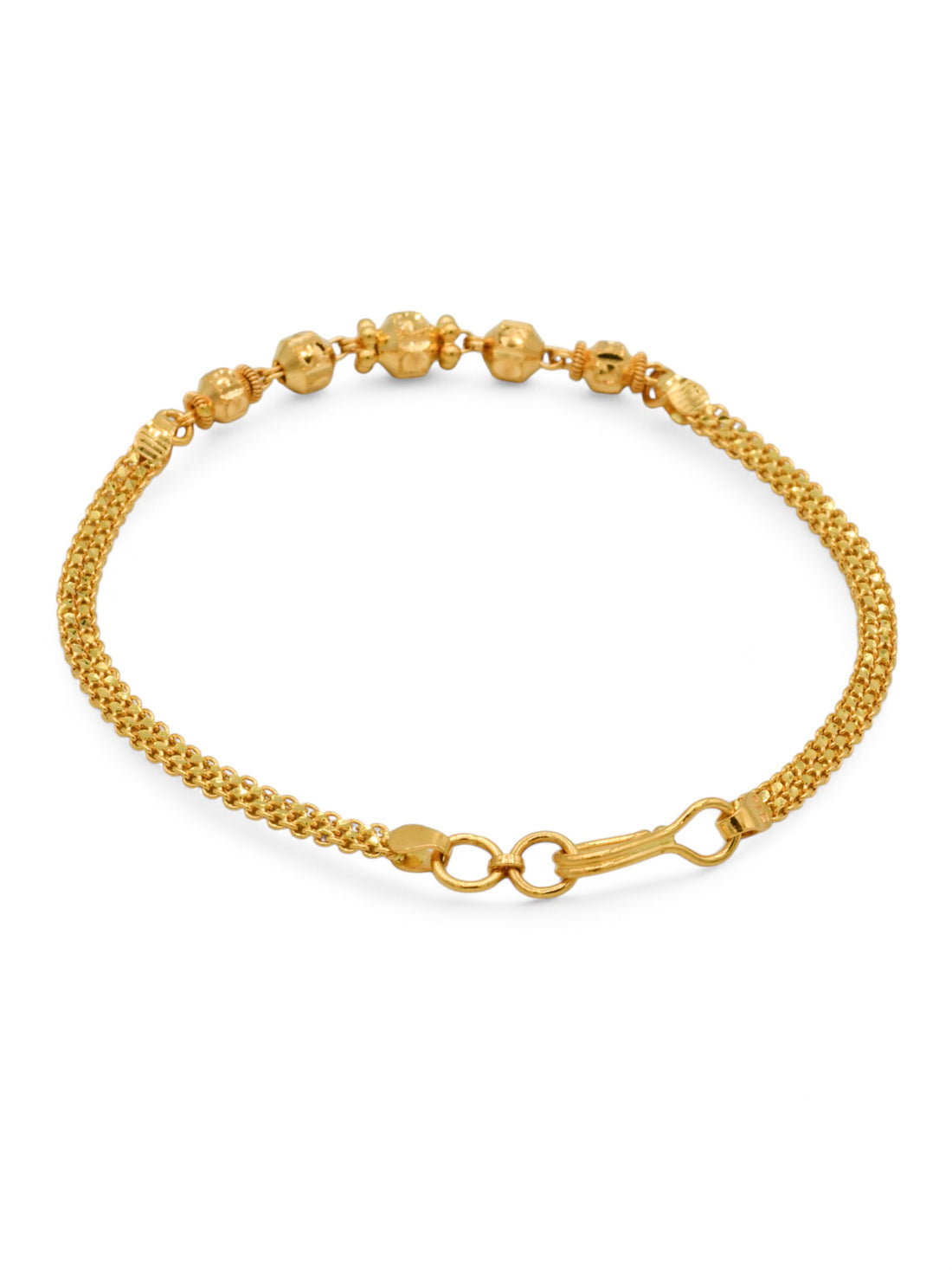 22ct Gold Ball Ladies Bracelet