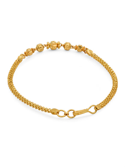 22ct Gold Ball Ladies Bracelet