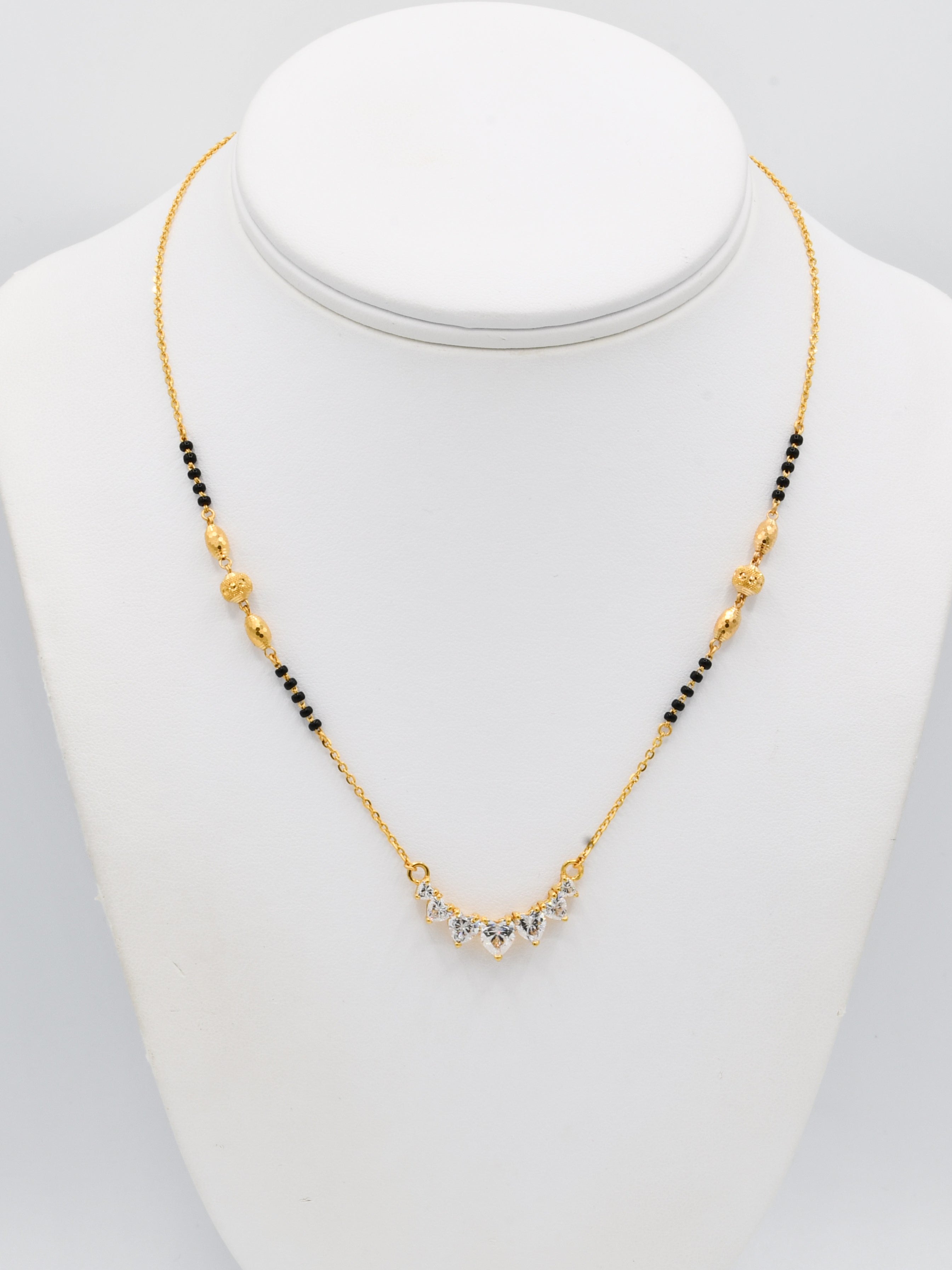 22ct Gold CZ Mangal Sutra