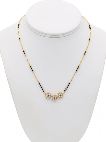 22ct Gold CZ Mangal Sutra