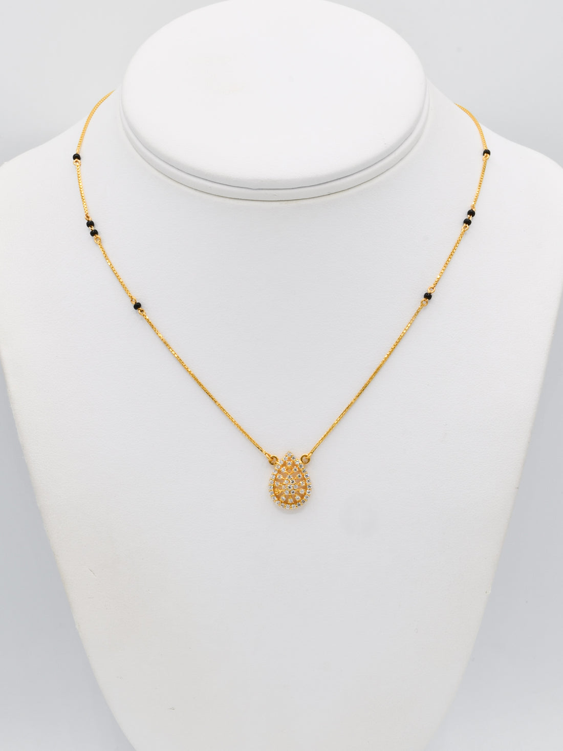 22ct Gold CZ Mangal Sutra