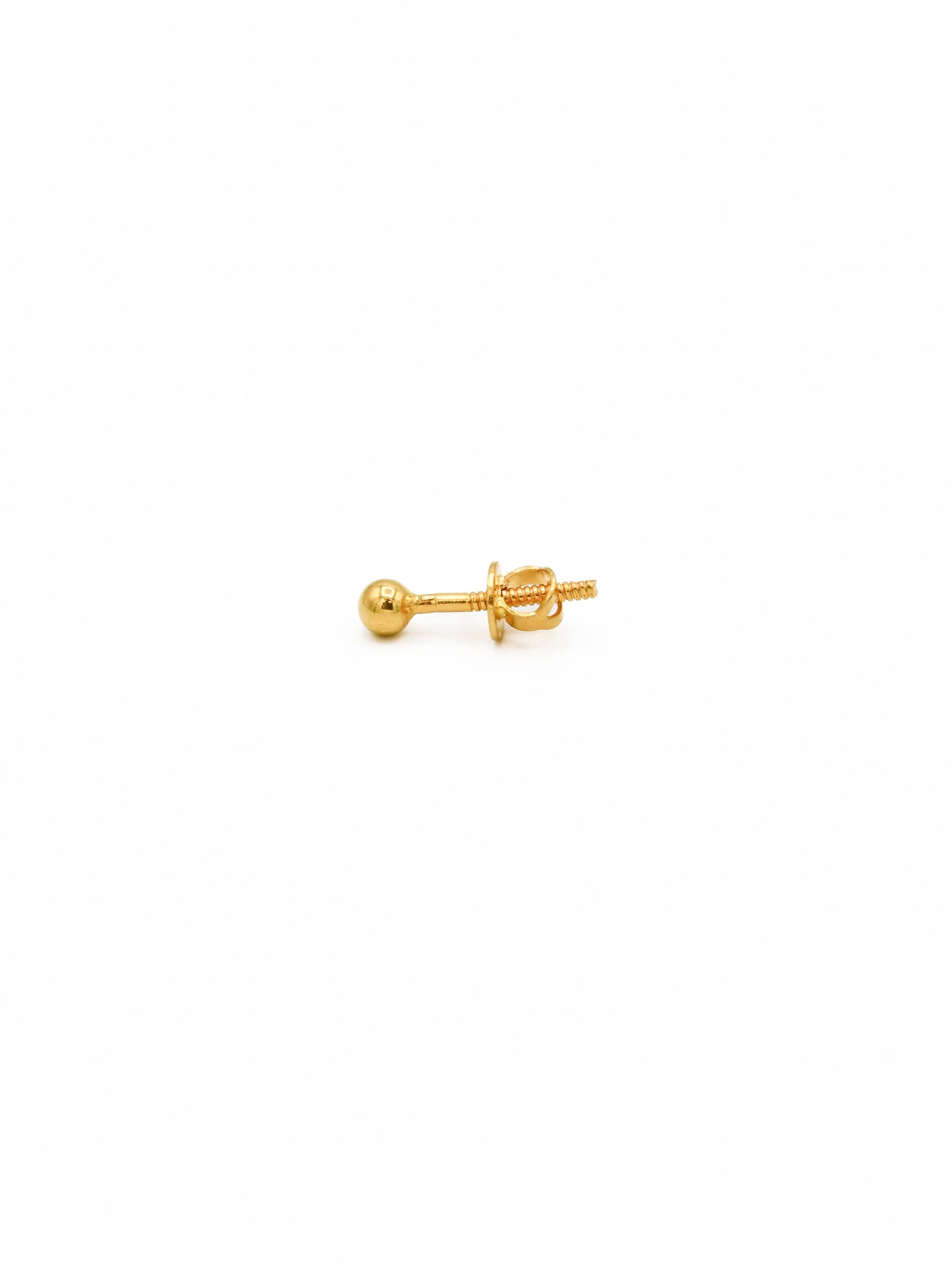 22ct Gold Ball Stud Earrings