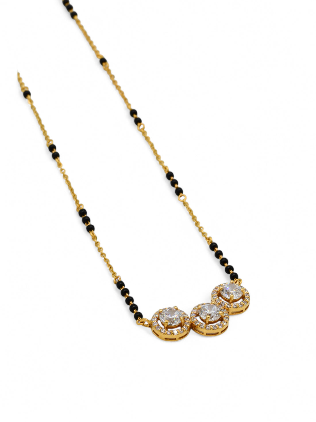22ct Gold CZ Mangal Sutra