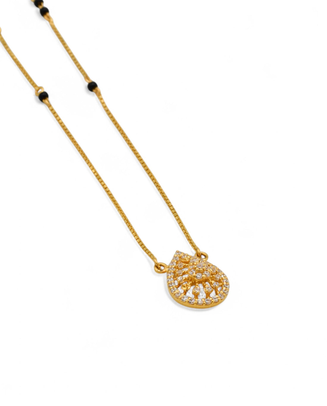 22ct Gold CZ Mangal Sutra