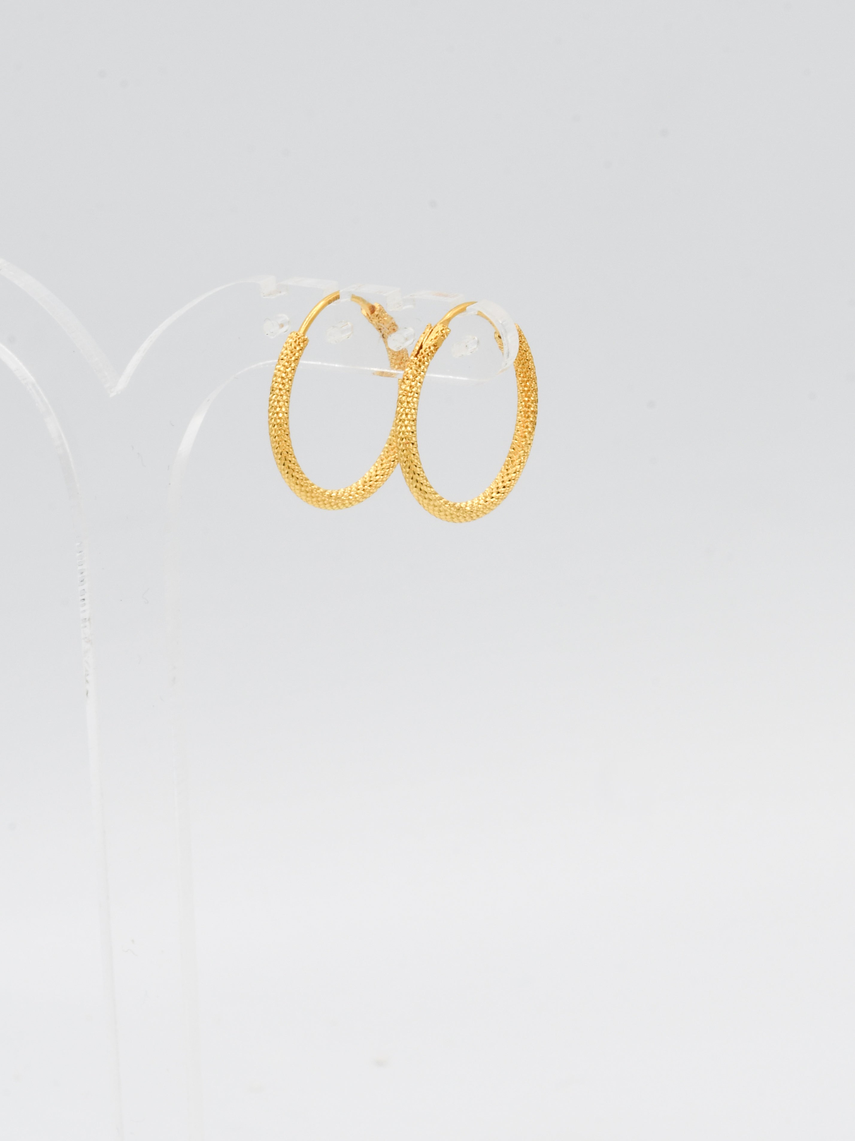 22ct Gold Hammered Bali