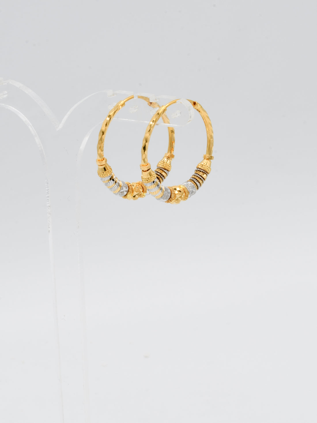 22ct Gold Two Tone Ball Bali