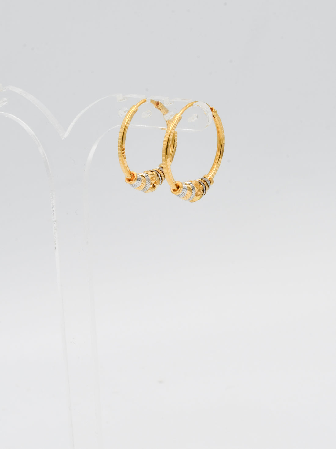 22ct Gold Two Tone Ball Bali