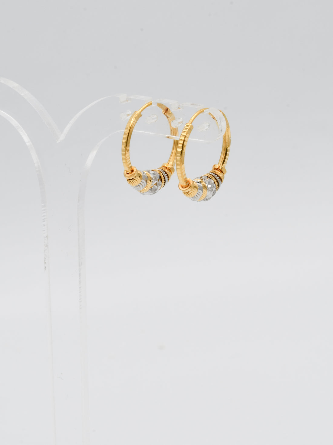22ct Gold Two Tone Ball Bali