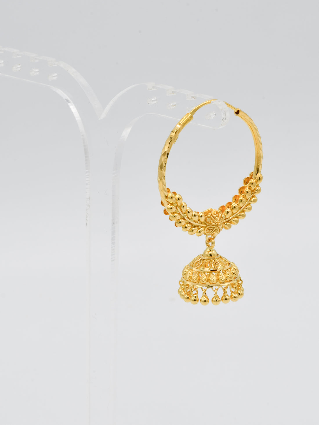 22ct Gold Jhumki Bali - Roop Darshan