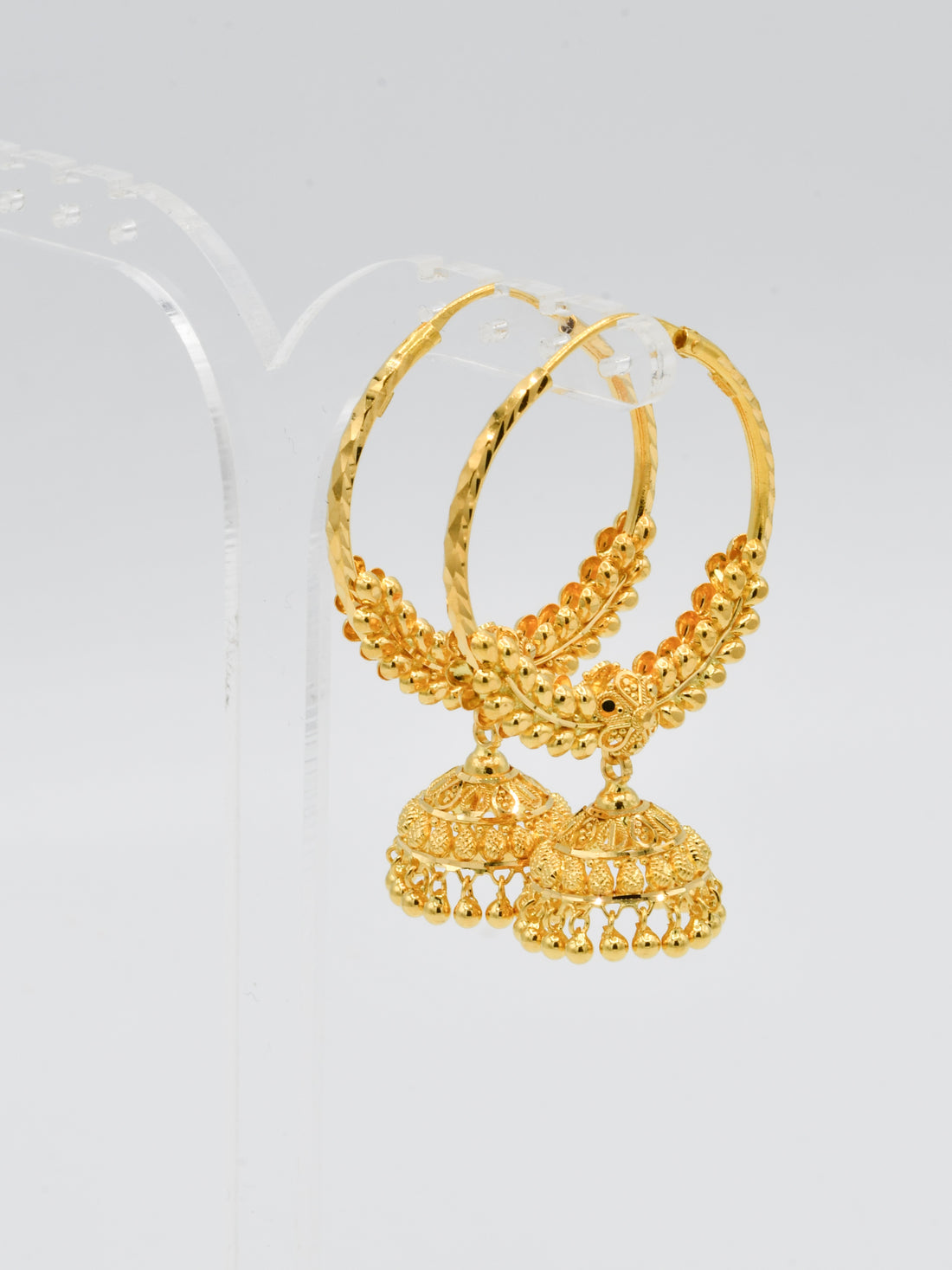 22ct Gold Jhumki Bali - Roop Darshan
