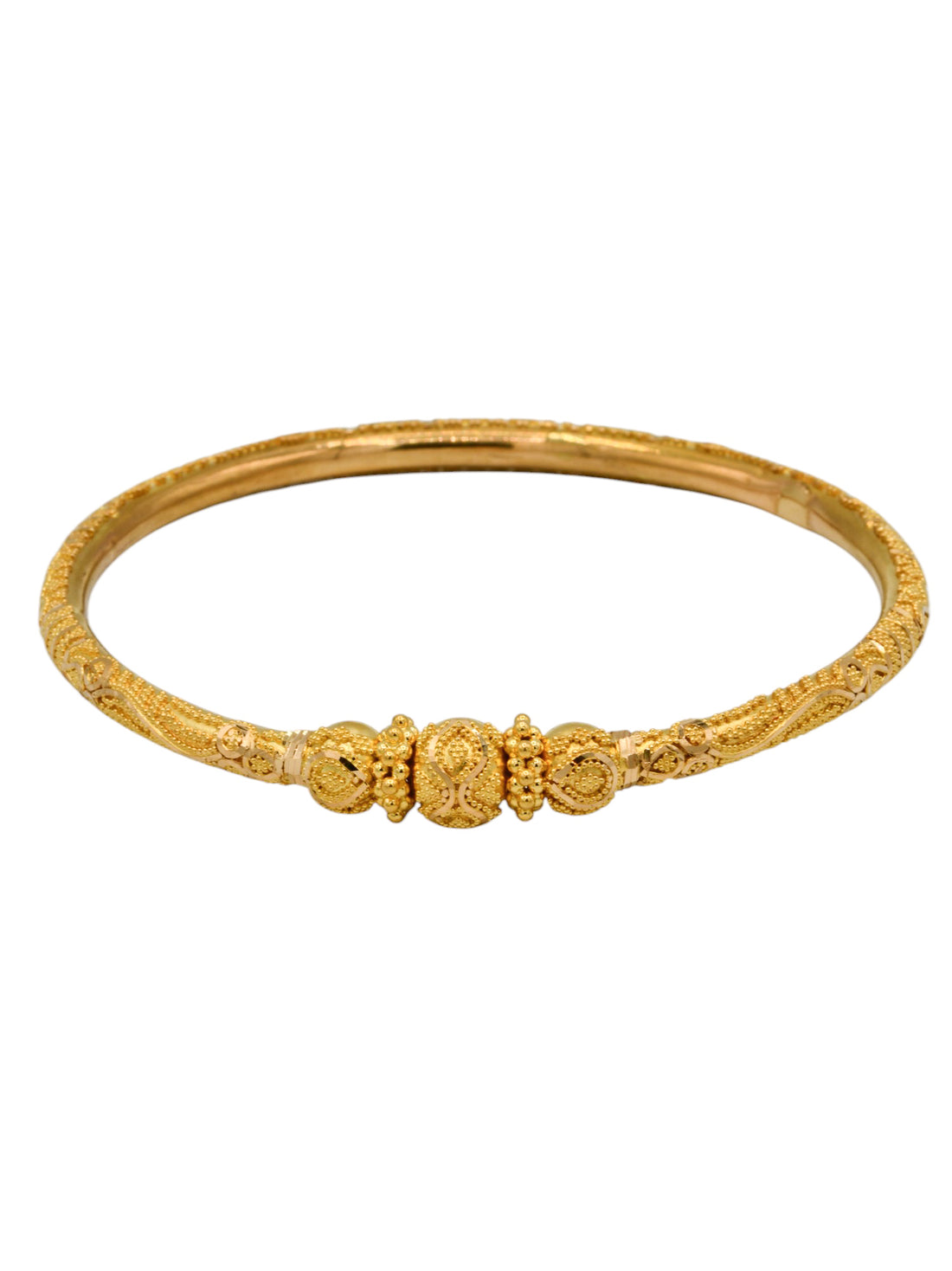 22ct Gold Filigree Bangle