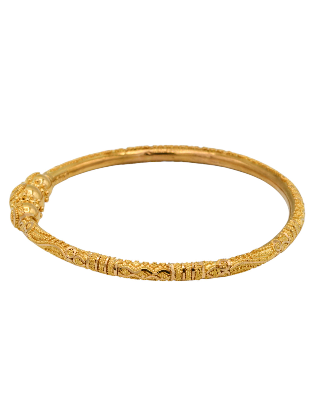 22ct Gold Filigree Bangle