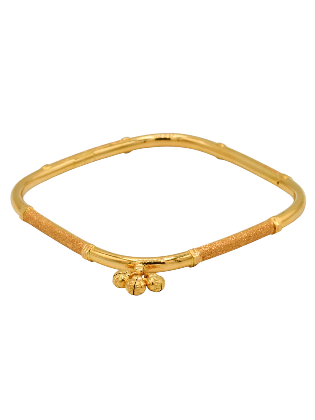 22ct Gold Square Bangle