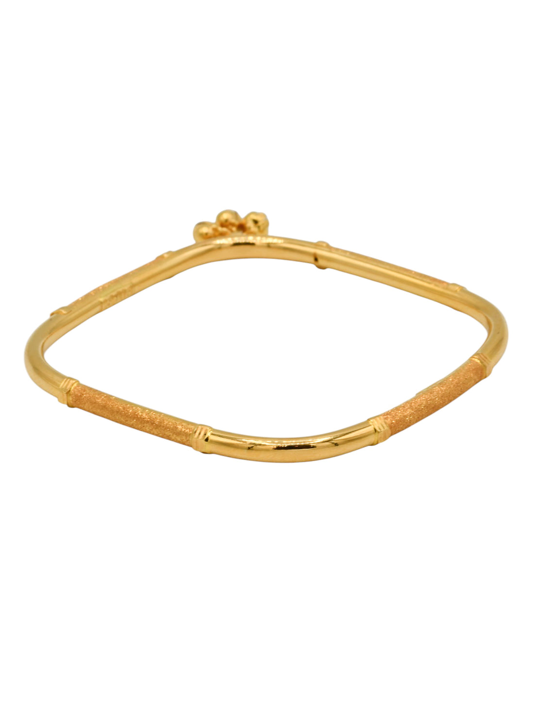 22ct Gold Square Bangle