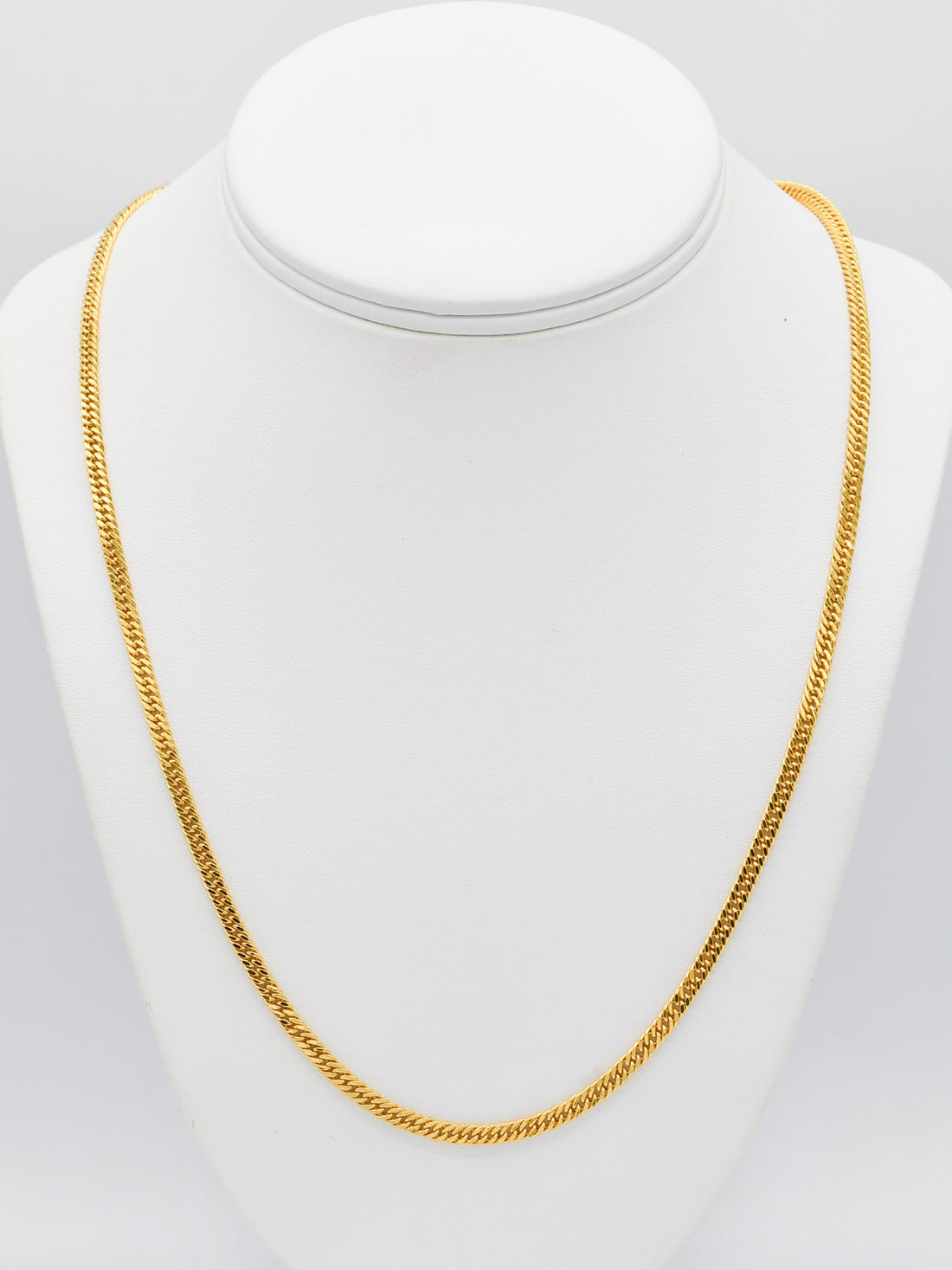 22ct Gold Hollow Curb Chain