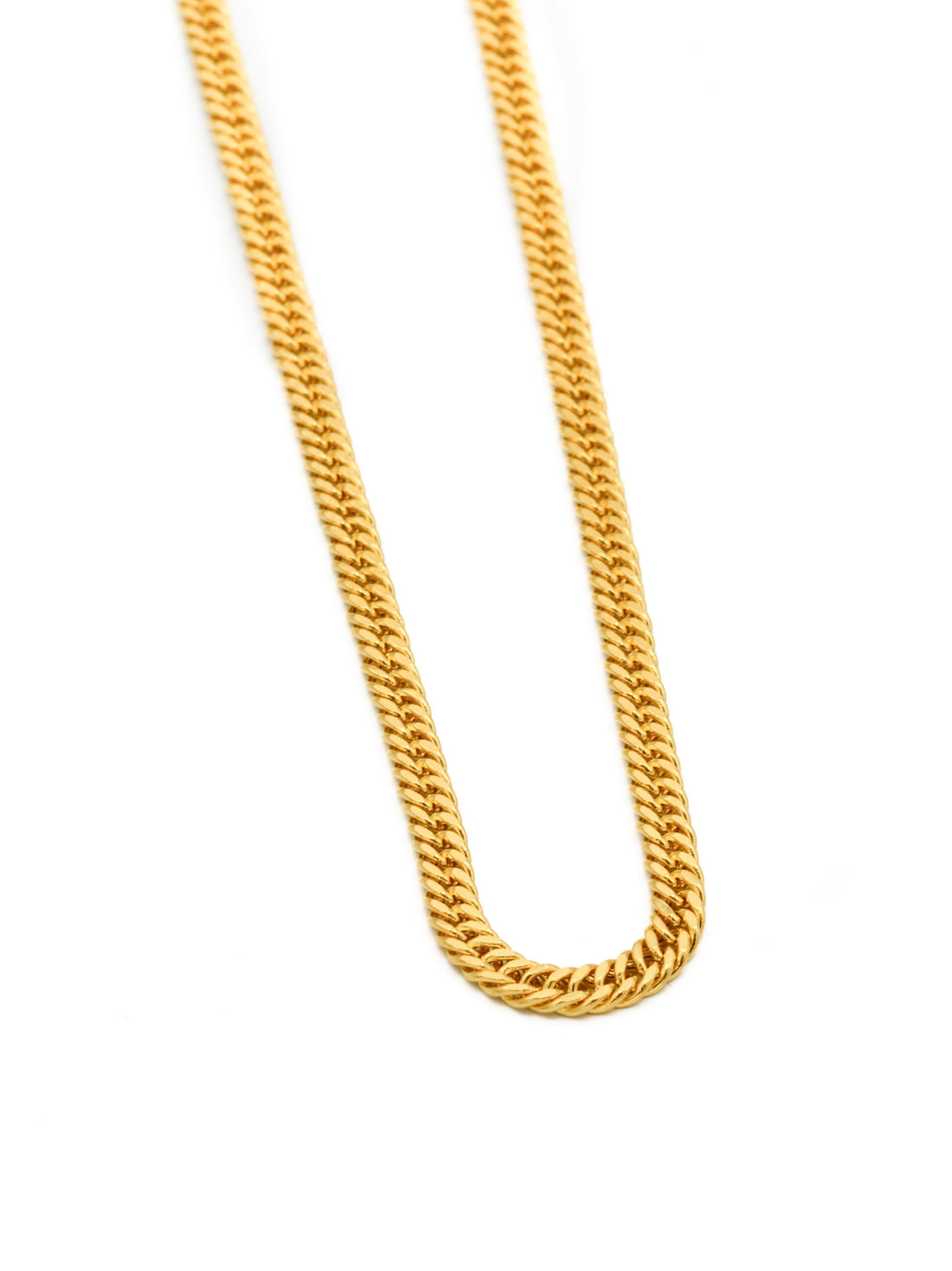 22ct Gold Hollow Curb Chain