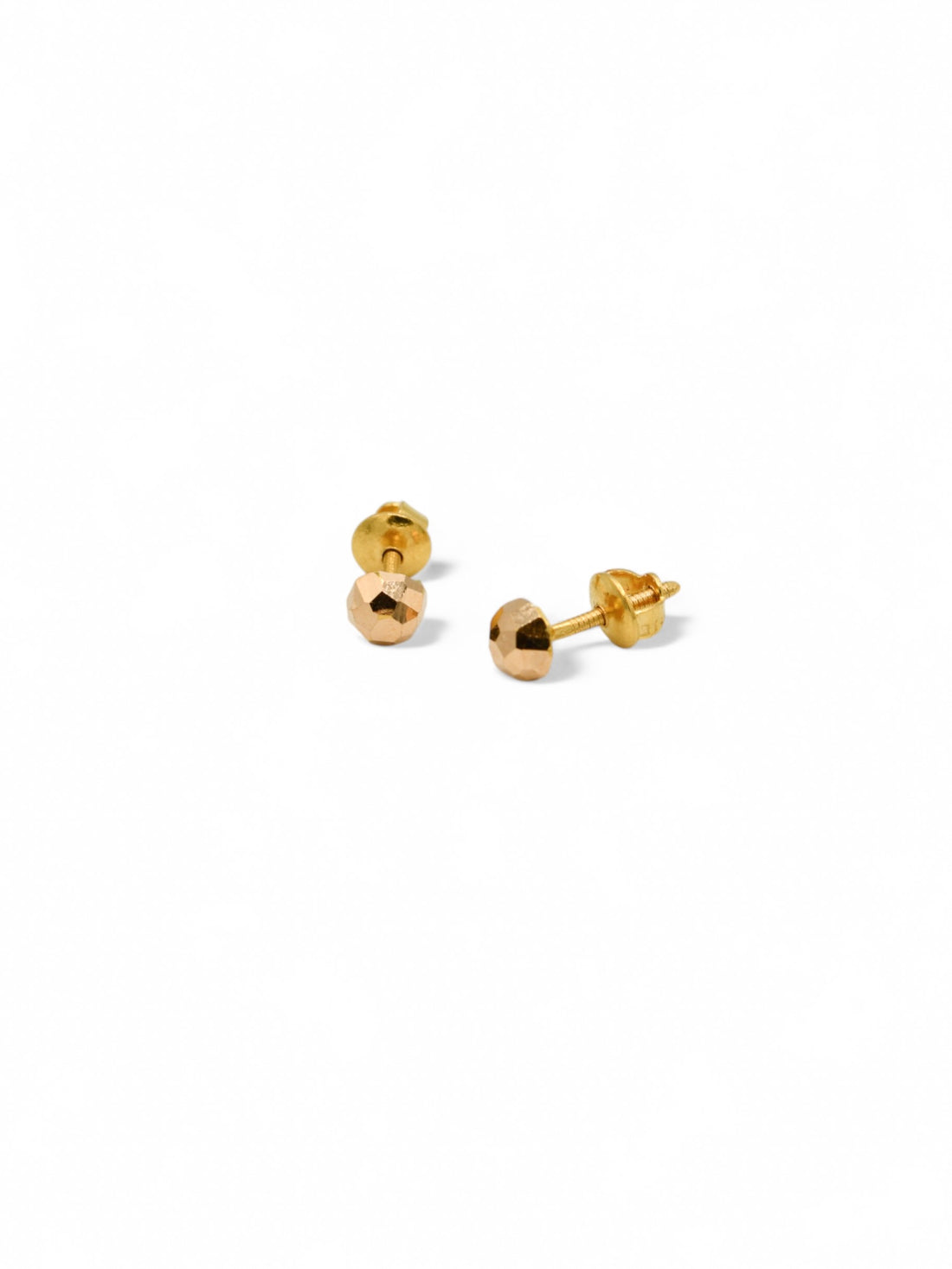 22ct Gold Ball Stud Earrings
