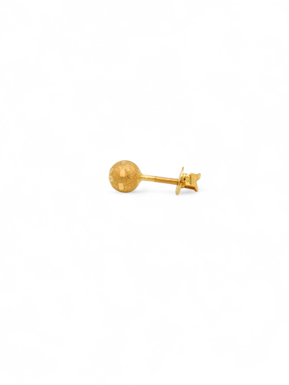 22ct Gold Ball Stud Earrings