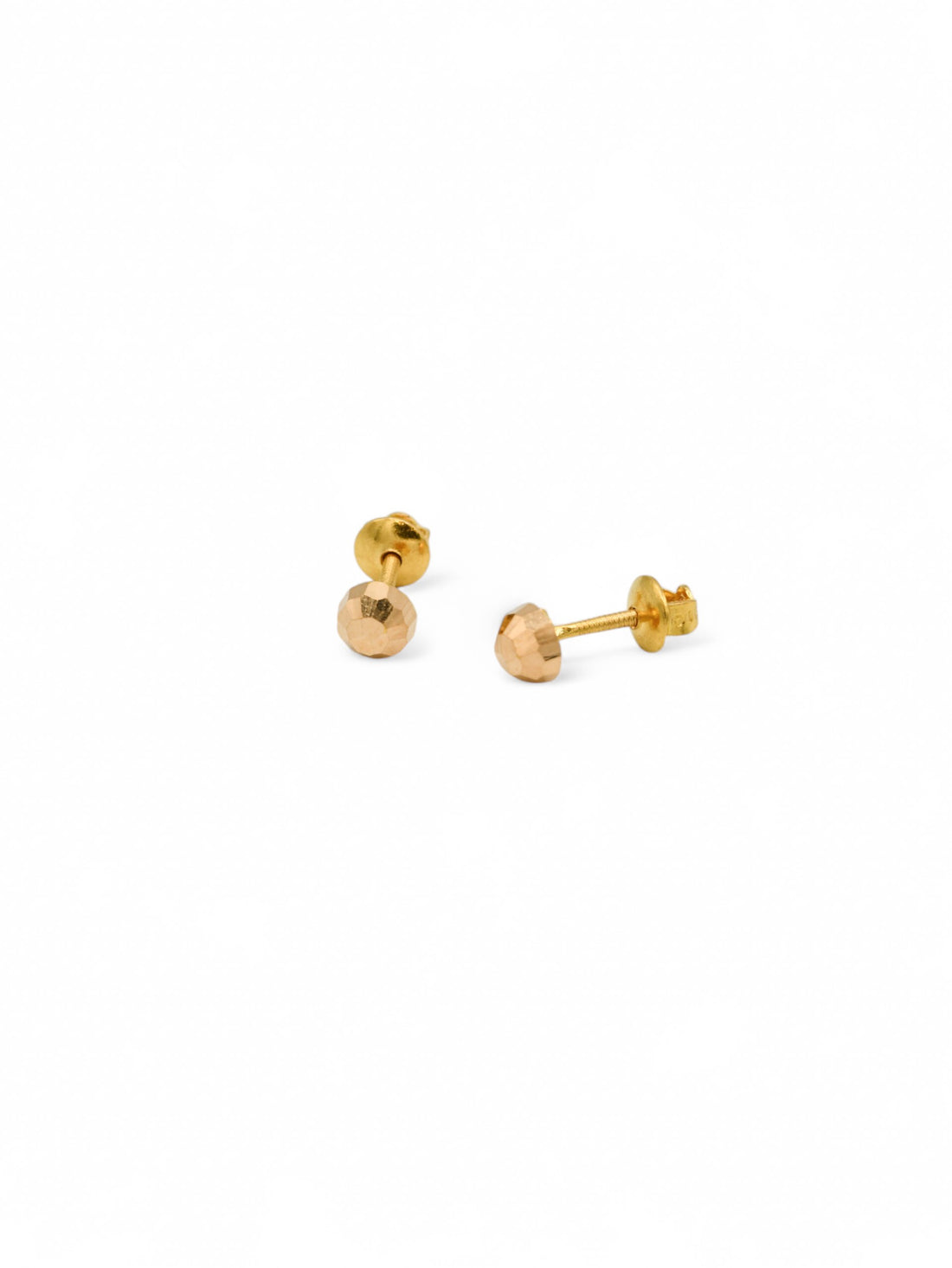 22ct Gold Ball Stud Earrings