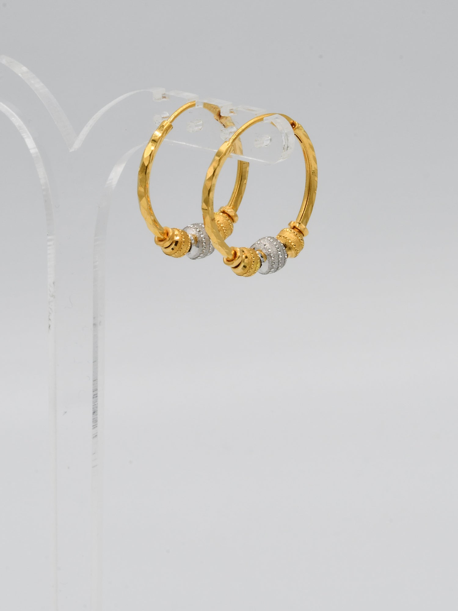 22ct Gold Two Tone Ball Bali