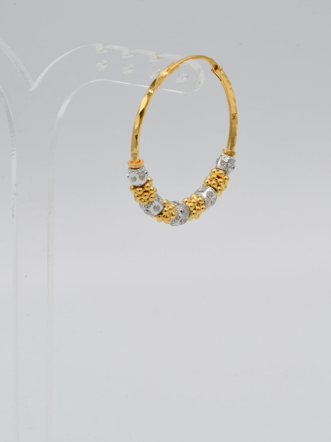 22ct Gold Two Tone Ball Bali - Roop Darshan