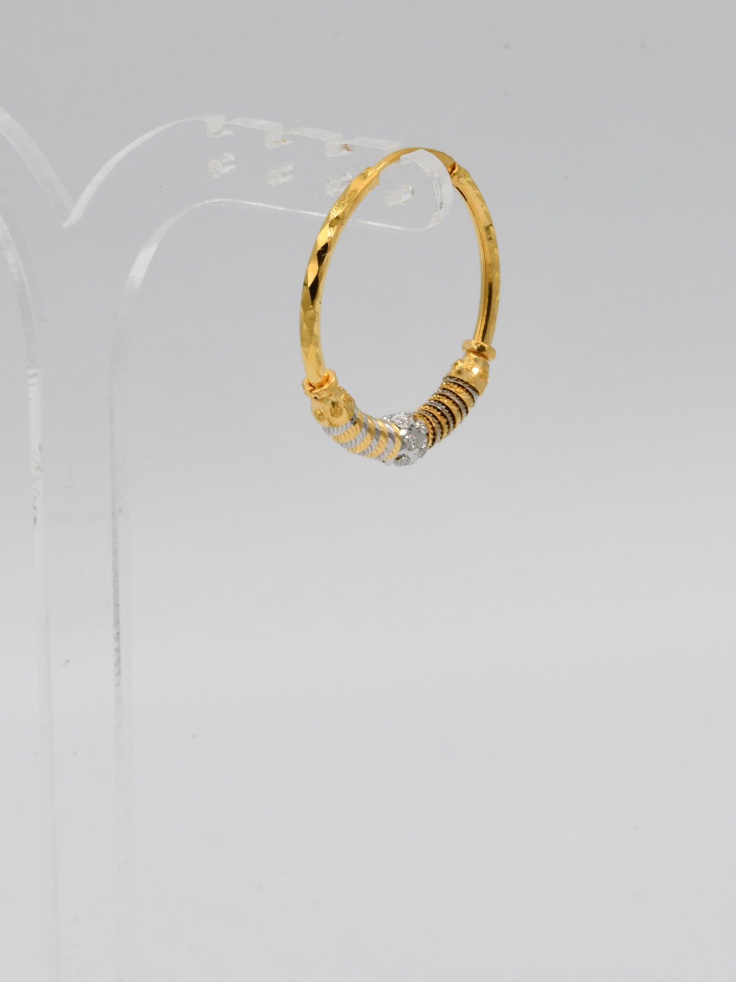 22ct Gold Two Tone Ball Bali