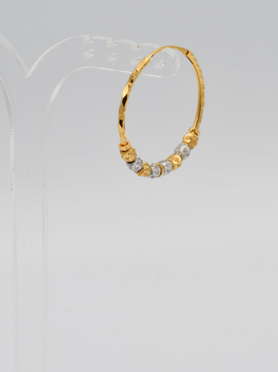 22ct Gold Two Tone Ball Bali - Roop Darshan