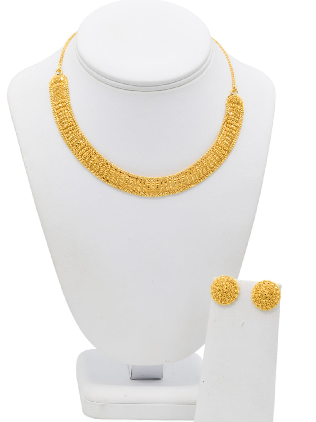 22ct Gold Necklace Set - Roop Darshan
