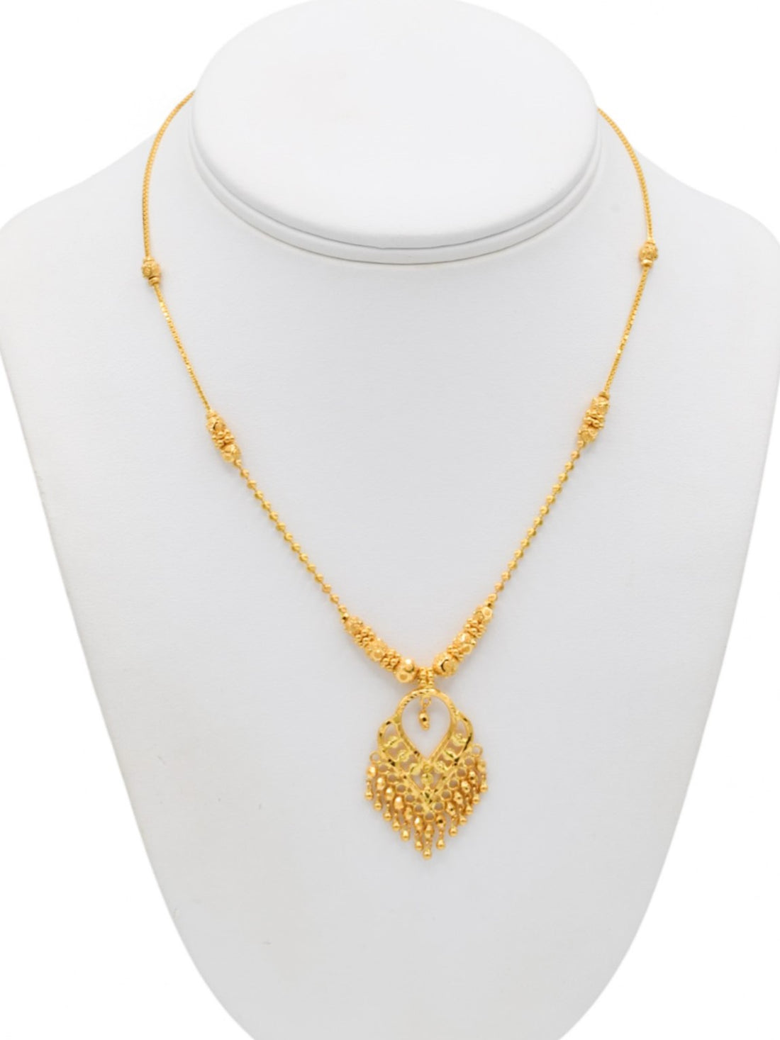 22ct Gold Necklace Set - Roop Darshan