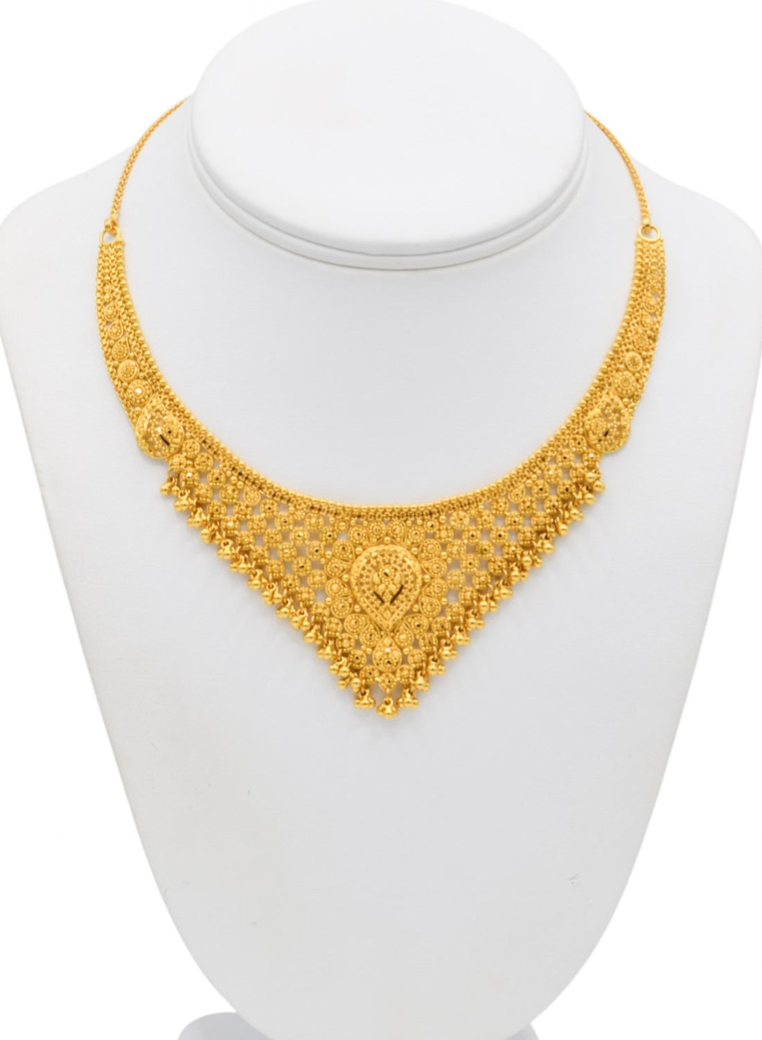 22ct Gold Necklace Set - Roop Darshan