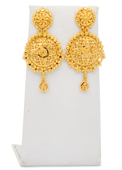 22ct Gold Necklace Set - Roop Darshan