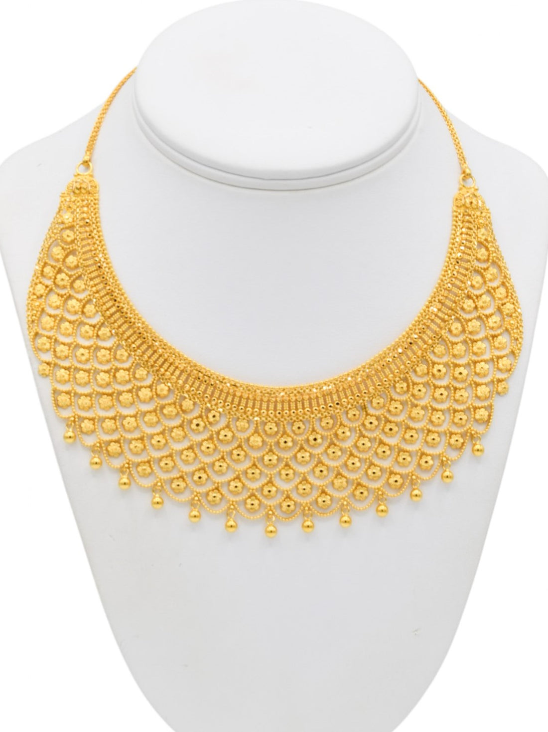 22ct Gold Necklace Set - Roop Darshan