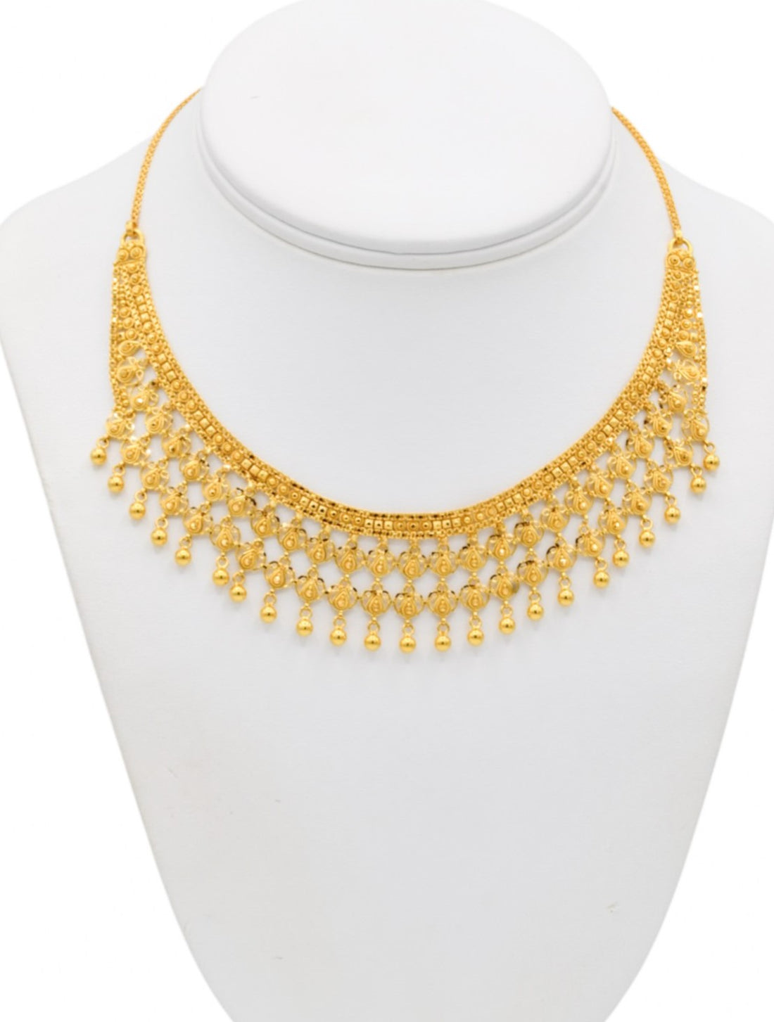 22ct Gold Necklace Set - Roop Darshan