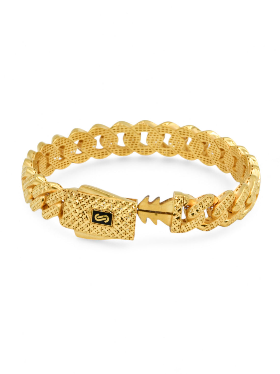 22ct Gold Curb Bangle