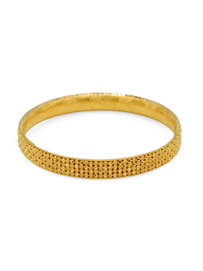22ct Gold Filigree Pair Bangle - Roop Darshan