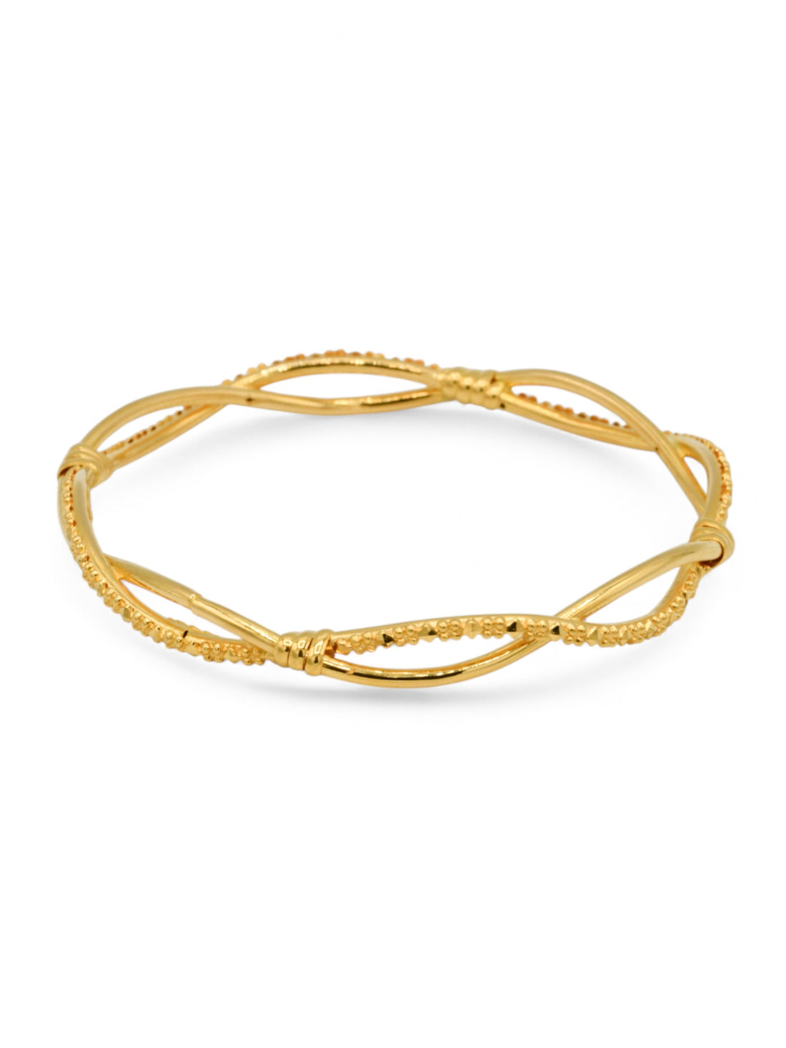 22ct Gold Pair Bangle