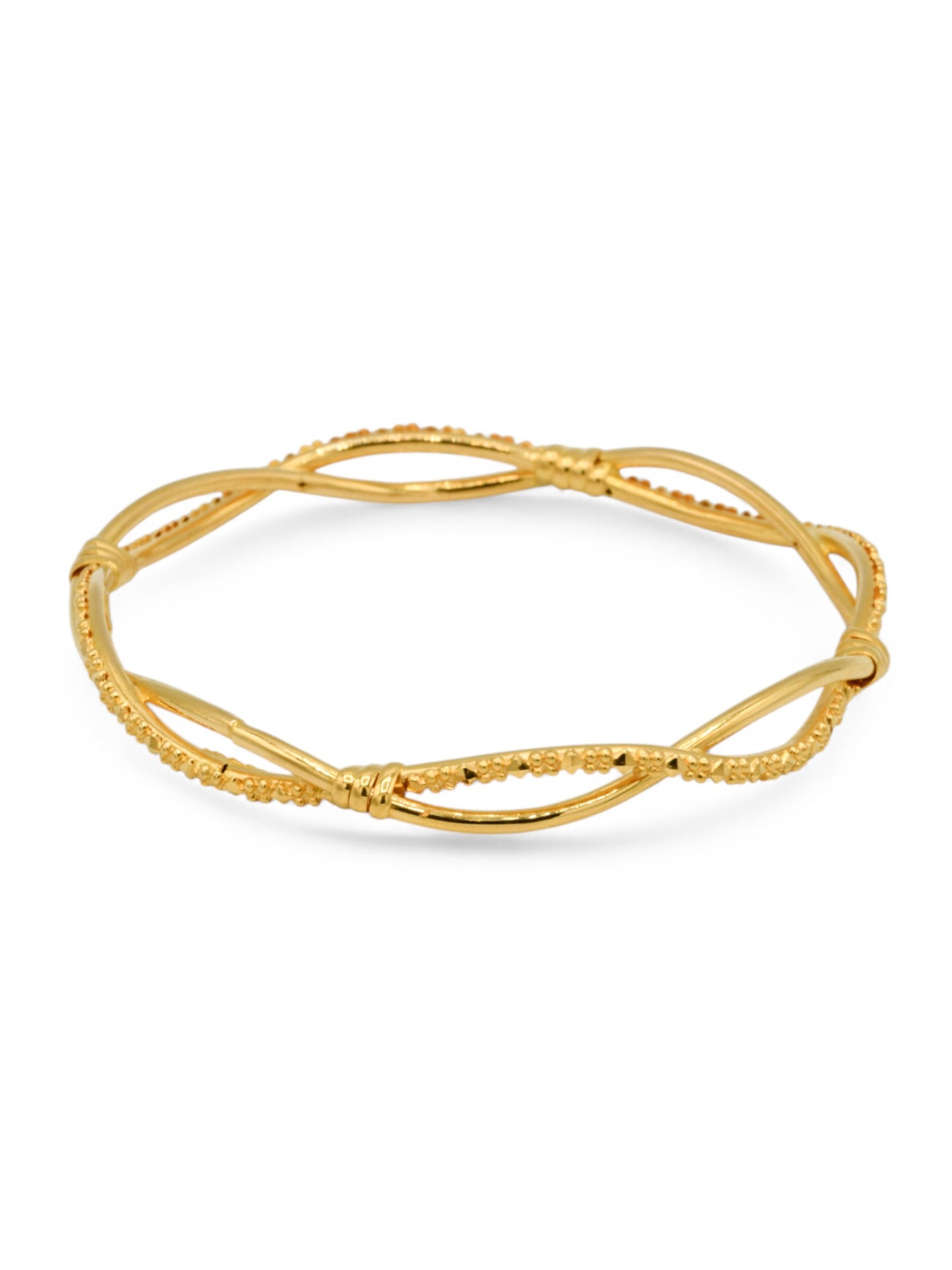 22ct Gold Pair Bangle