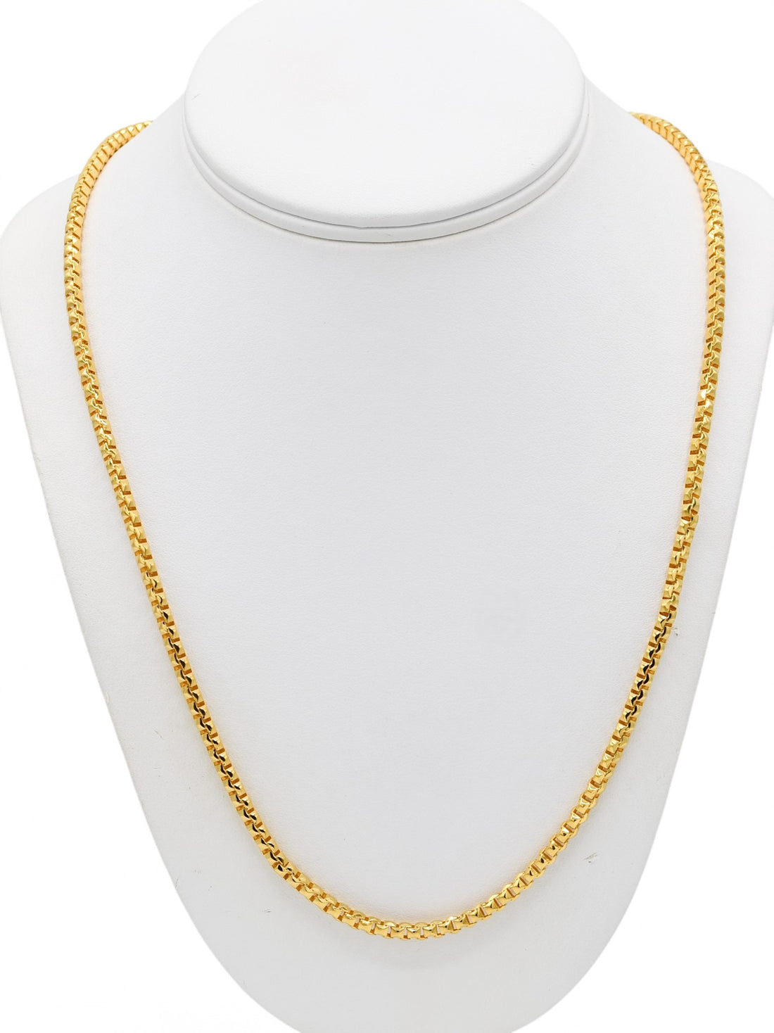 22ct Gold Link Monaco Chain