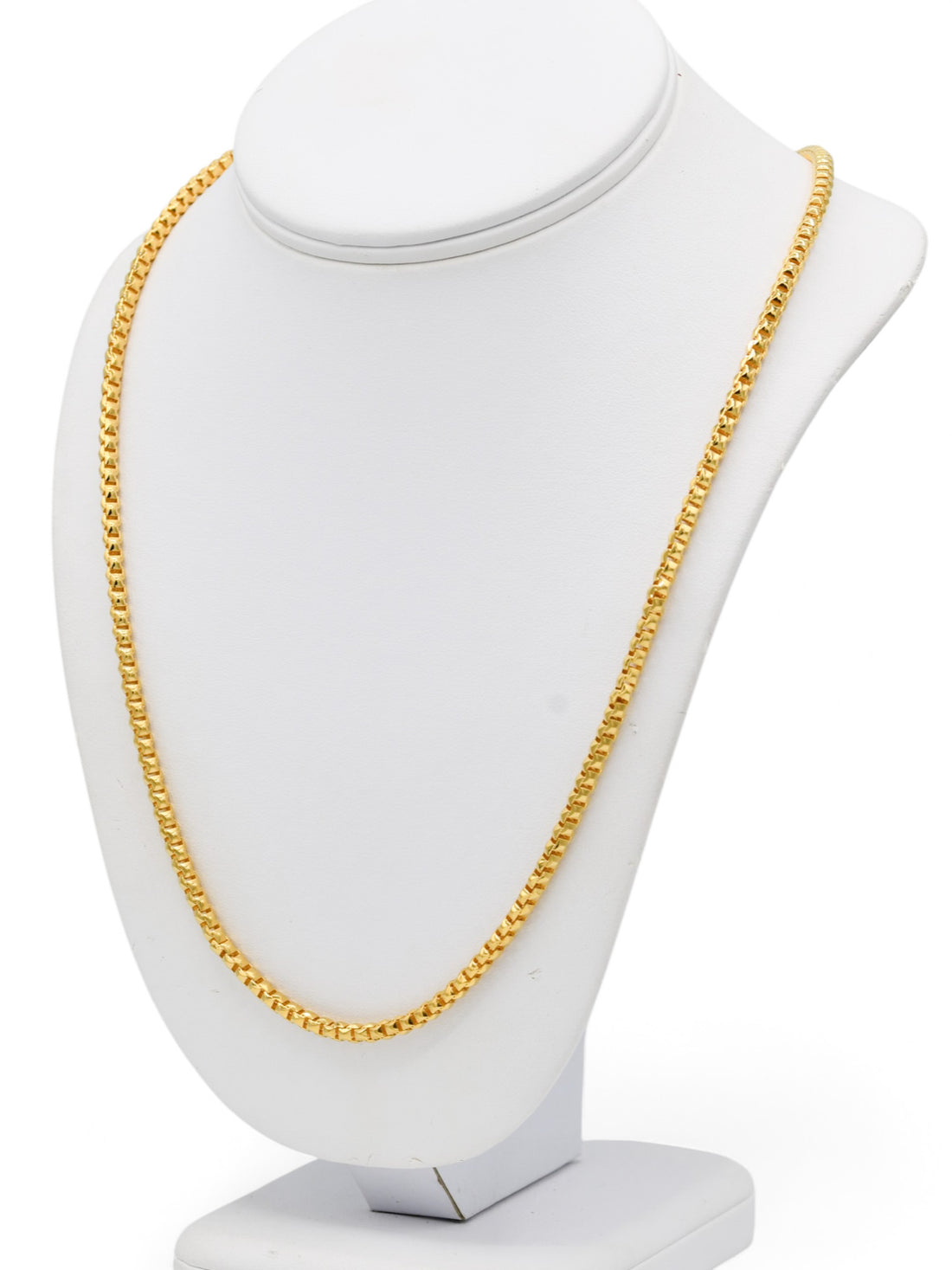 22ct Gold Link Monaco Chain