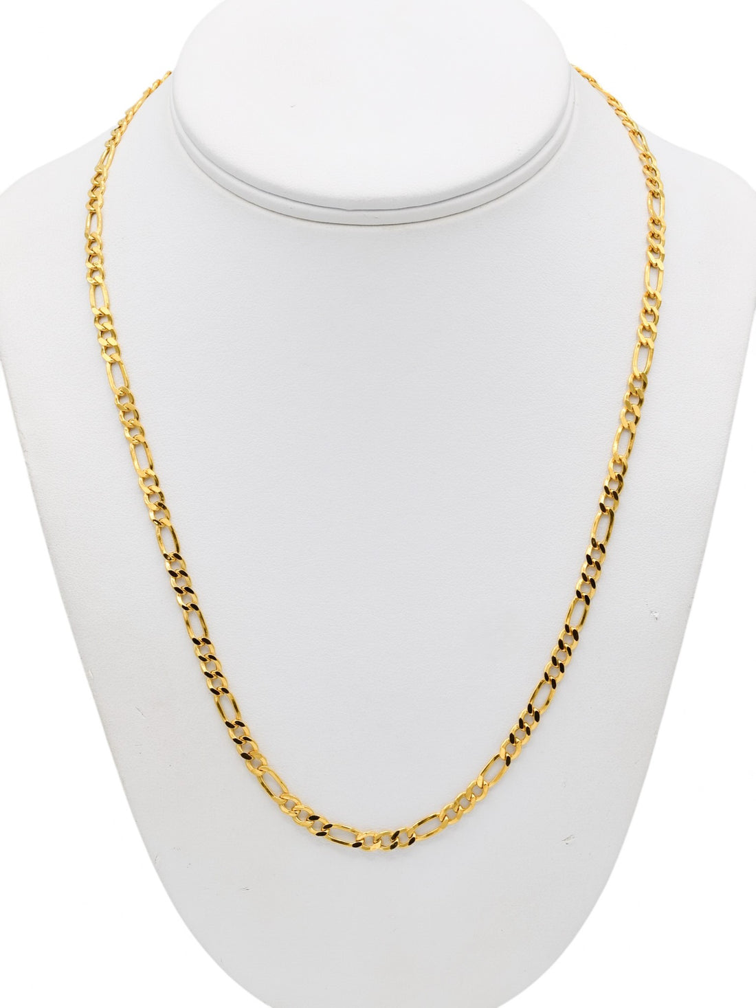 22ct Gold Hollow Figaro Chain