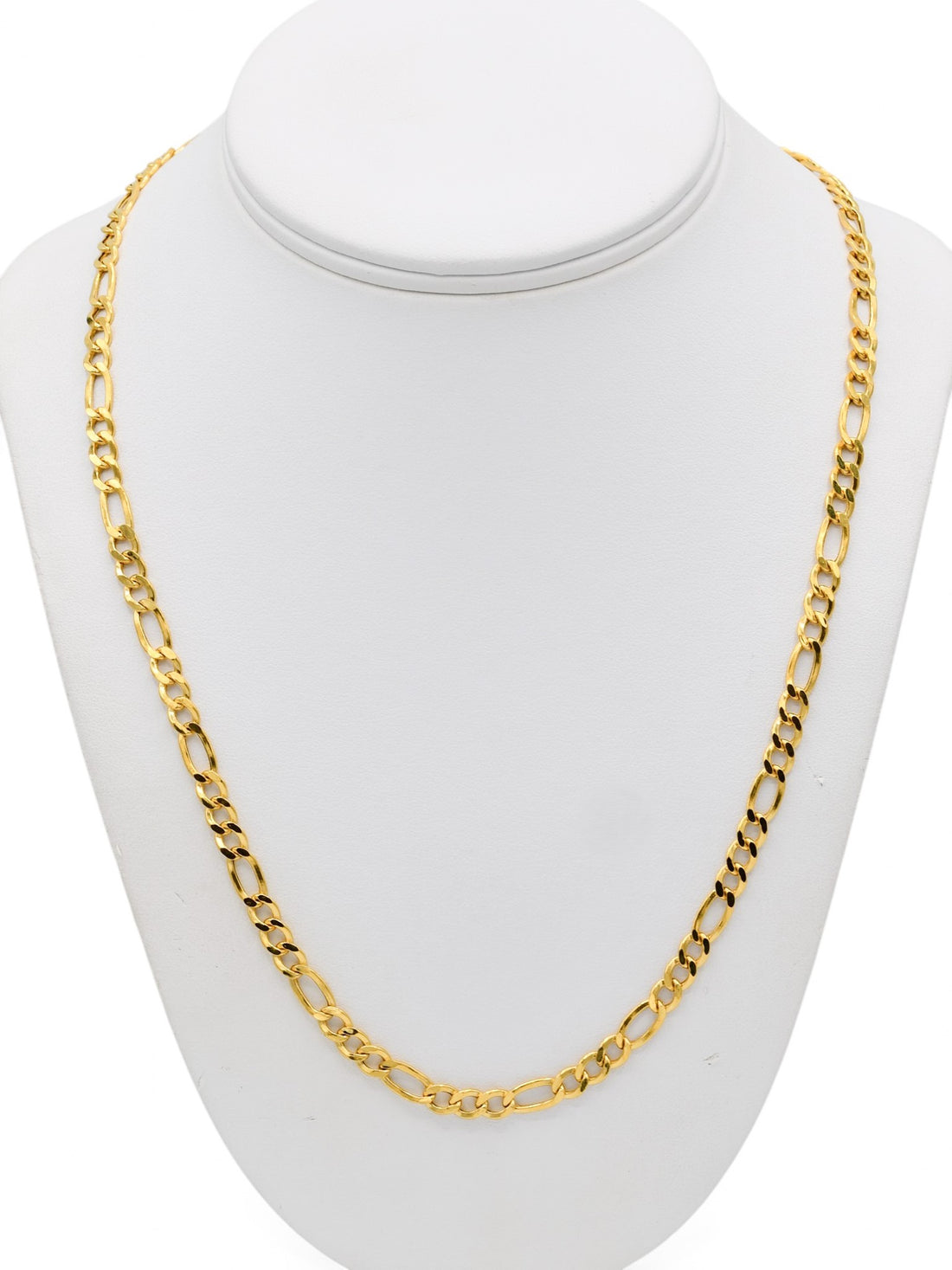 22ct Gold Hollow Figaro Chain