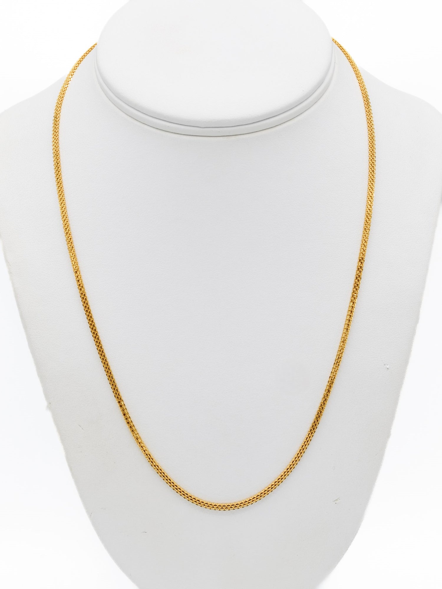 22ct Gold Flat Chain