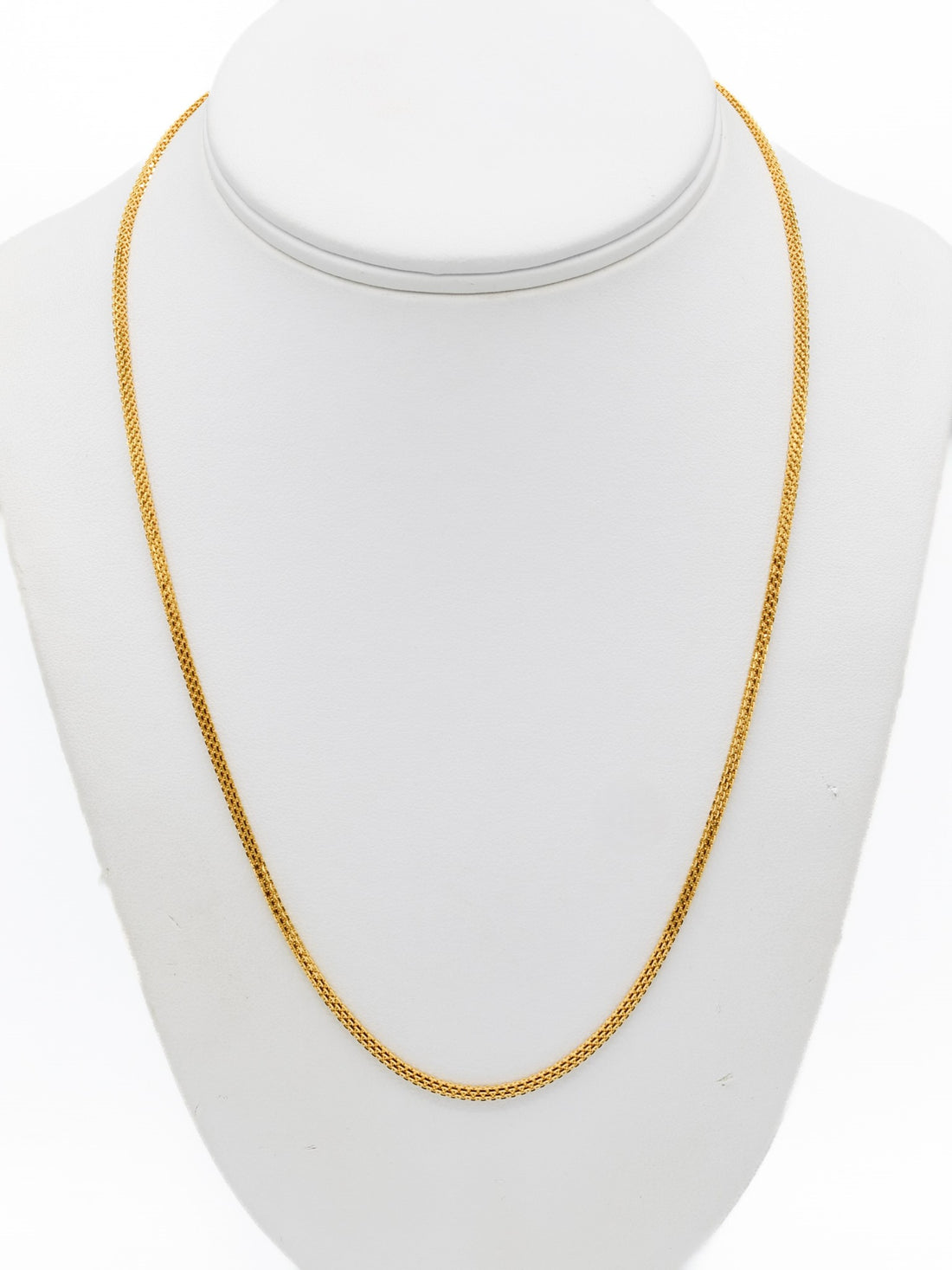 22ct Gold Flat Chain