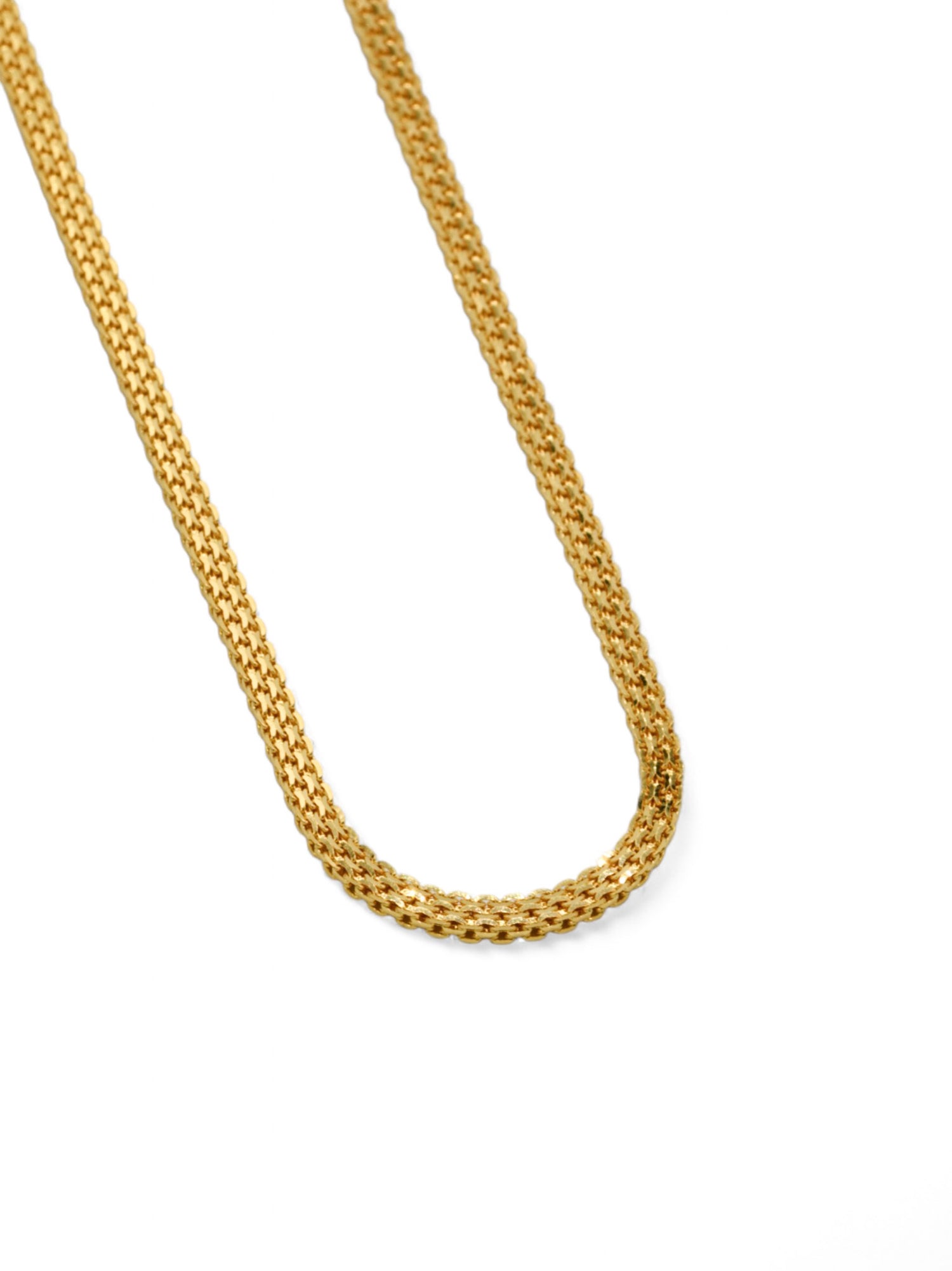 22ct Gold Flat Chain