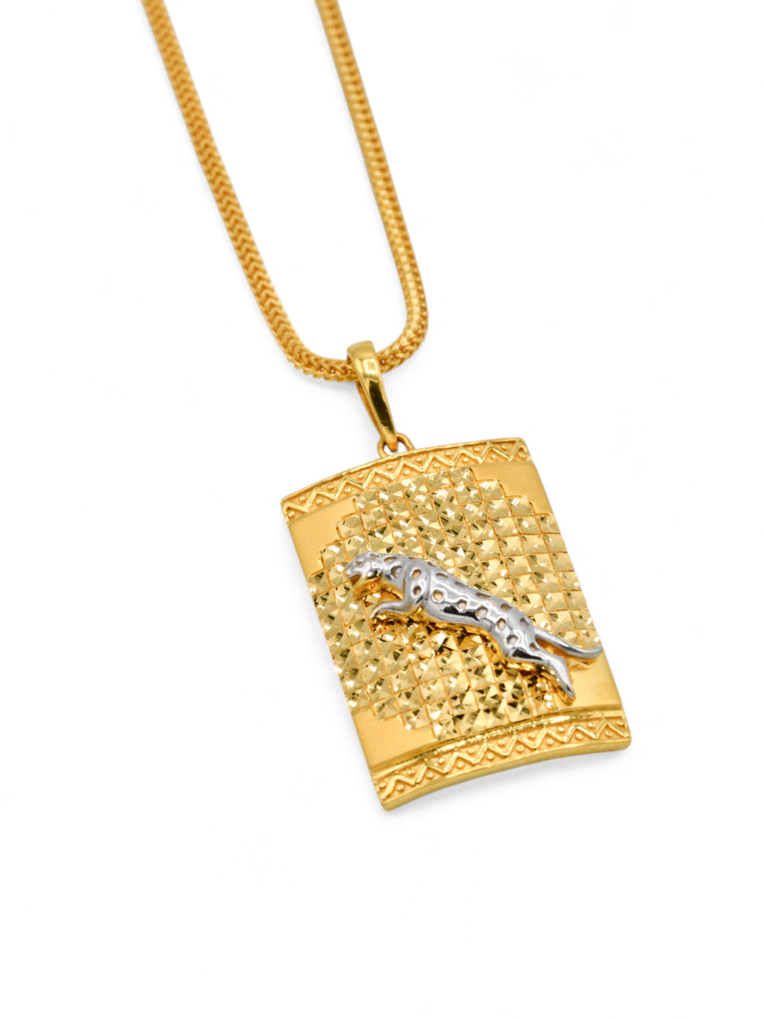 22ct Gold Two Tone Pendant - Roop Darshan