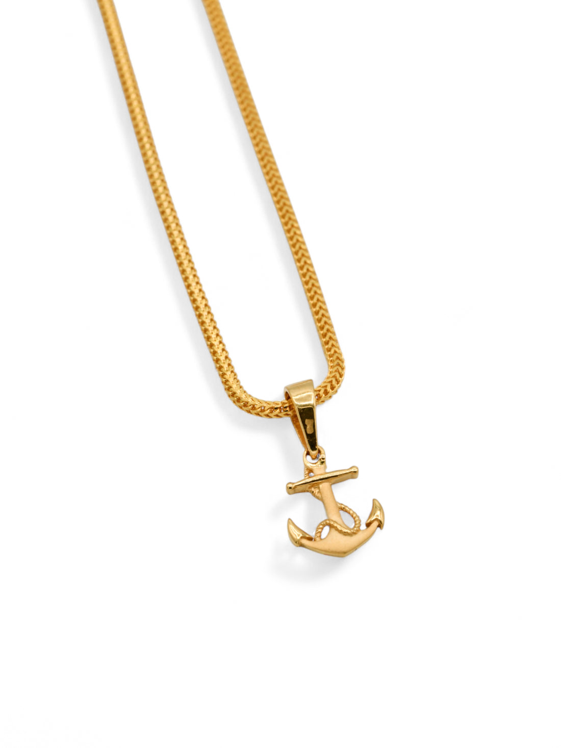 22ct Gold Anchor Pendant
