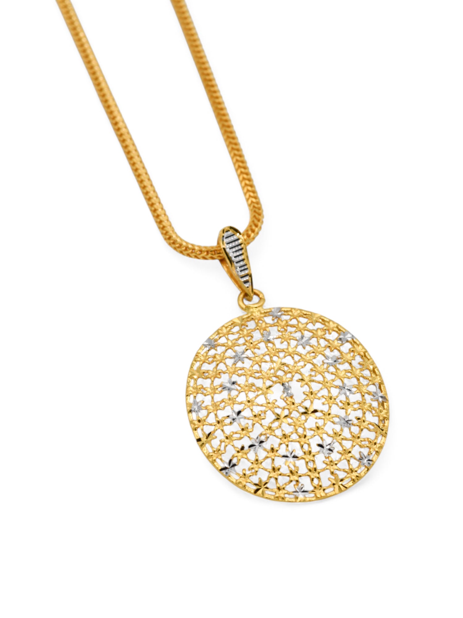 22ct Gold Two Tone Pendant